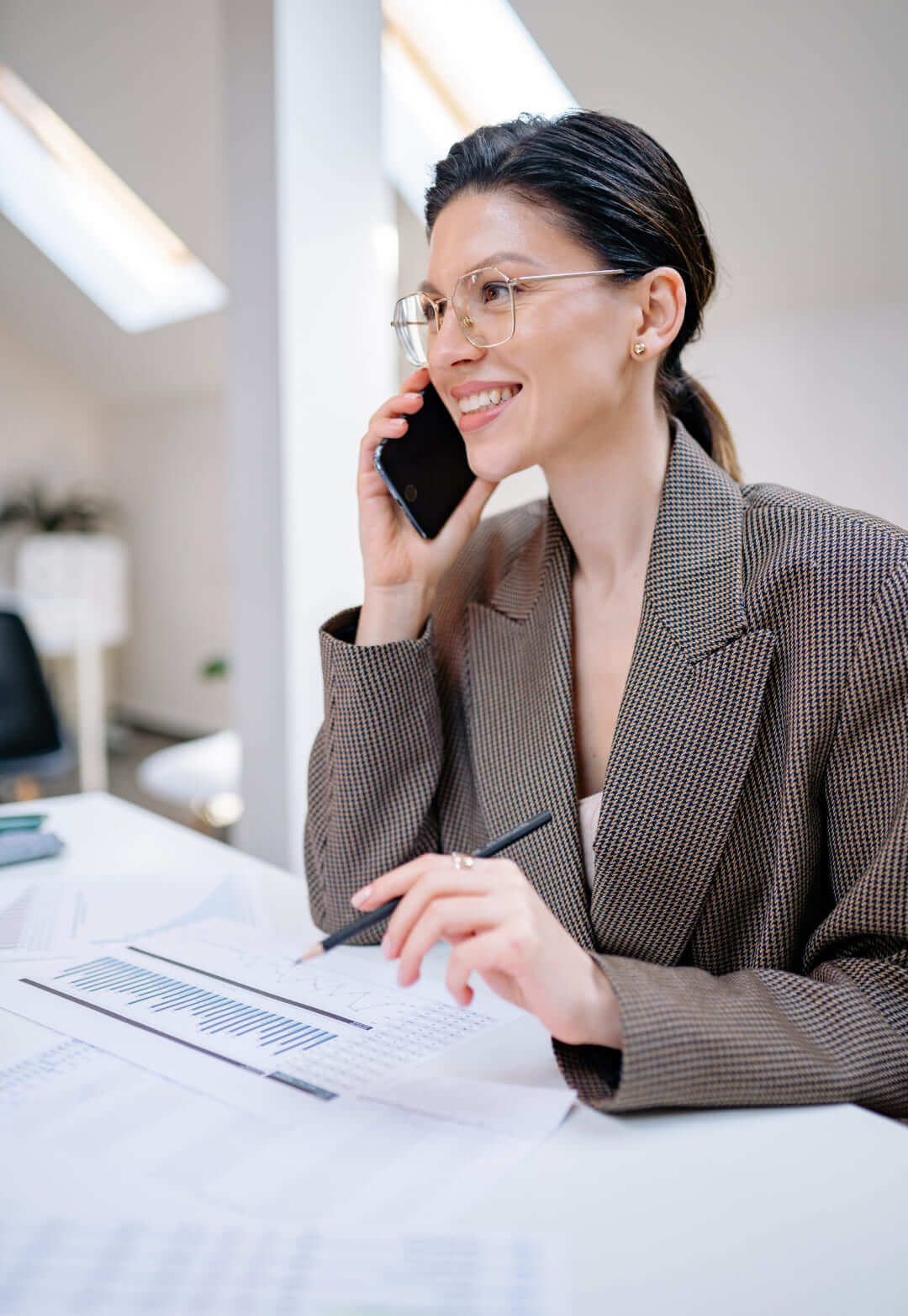 Woman working